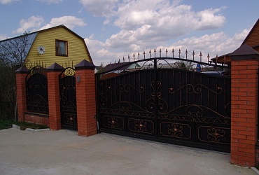 Откатные ворота Новосиверская